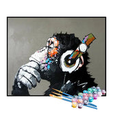 Kit de Pintura Numerada - Macaco Descolado