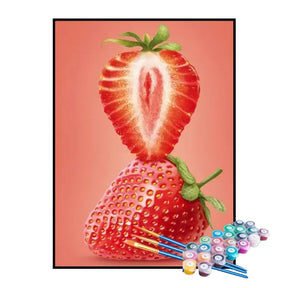 Kit de Pintura Numerada - Morango