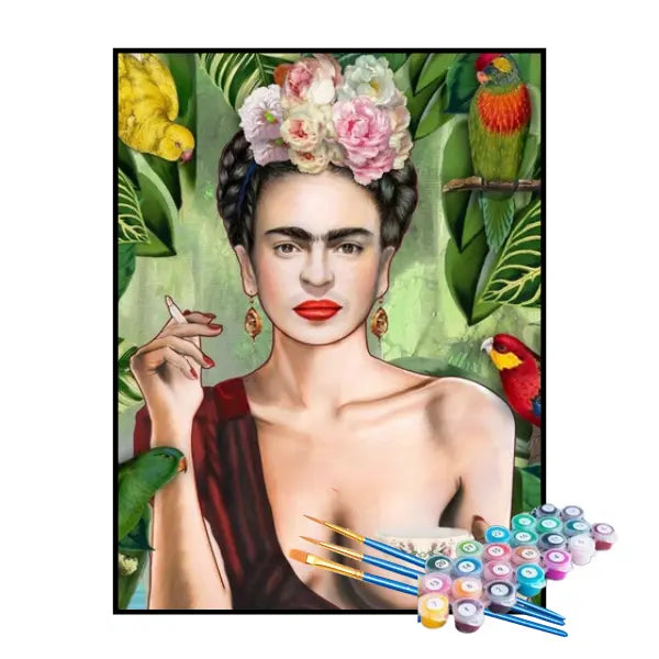 Kit de Pintura Numerada - Frida Kahlo
