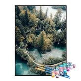 Kit de Pintura Numerada - Floresta