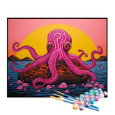 Kit de Pintura Numerada - Polvo Rosa