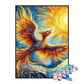 Kit de Pintura Numerada - A Fênix no Céu