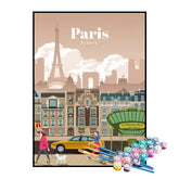 Kit de Pintura Numerada - Paris