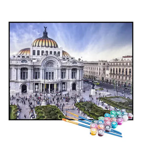 Kit de Pintura Numerada - Palácio das Belas Artes