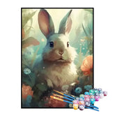 Kit de Pintura Numerada - Coelhinho no Jardim