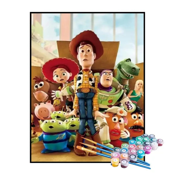 Kit de Pintura Numerada - Toy Story