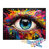 Kit de Pintura Numerada - O Olho das Cores