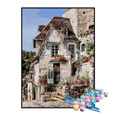 Kit de Pintura Numerada - A Bela Casa de Pedra