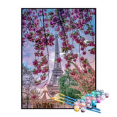 Kit de Pintura Numerada - Torre Eiffel Florida