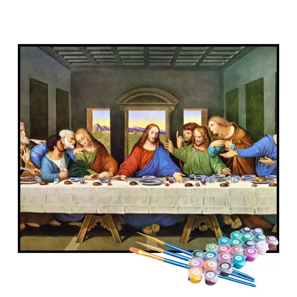 Kit de Pintura Numerada - A Última Ceia