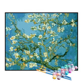 Kit de Pintura Numerada - Amendoeira em Flor, Van Gogh