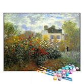 Kit de Pintura Numerada - Casa Entre Flores (KIT PROMOCIONAL)