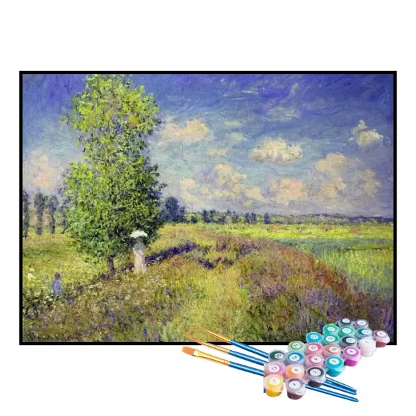 Kit de Pintura Numerada - A Árvore Solitária (KIT PROMOCIONAL)