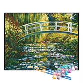 Kit de Pintura Numerada - A Ponte Japonesa, Claude Monet (KIT PROMOCIONAL)