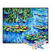 Kit de Pintura Numerada - Nenúfares, Claude Monet (KIT PROMOCIONAL)