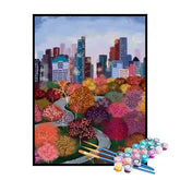 Kit de Pintura Numerada - Outono no Parque