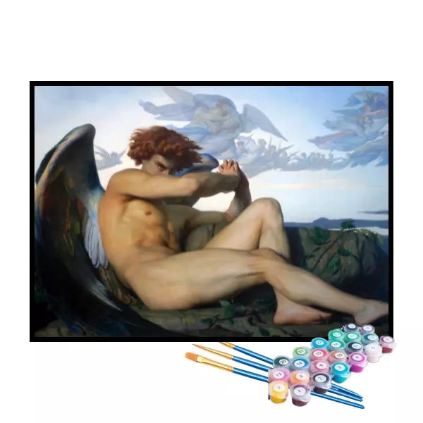 Kit de Pintura Numerada - Lúcifer, Alexandre Cabanel