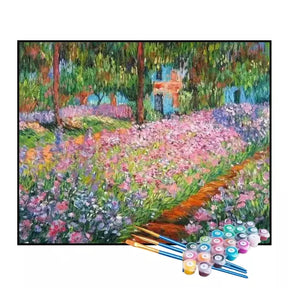 Kit de Pintura Numerada - Caminho Florido (KIT PROMOCIONAL)