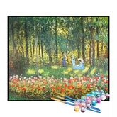 Kit de Pintura Numerada - Piquenique no Bosque (KIT PROMOCIONAL)