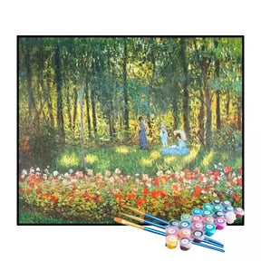 Kit de Pintura Numerada - Piquenique no Bosque (KIT PROMOCIONAL)