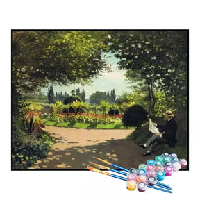 Kit de Pintura Numerada - Jardim com Casais Cortejando (Square Saint-Pierre), Vincent van Gogh (KIT PROMOCIONAL)