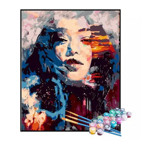 Kit de Pintura Numerada - Pôr do Sol na Alma (KIT PROMOCIONAL)