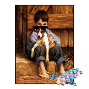 Kit de Pintura Numerada - Companheiros de Infância (KIT PROMOCIONAL)