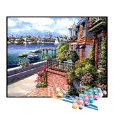 Kit de Pintura Numerada - Orla da Marina Florida (KIT PROMOCIONAL)