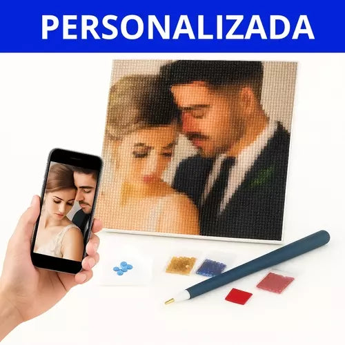 Kit de Pintura com Diamantes - Personalizada