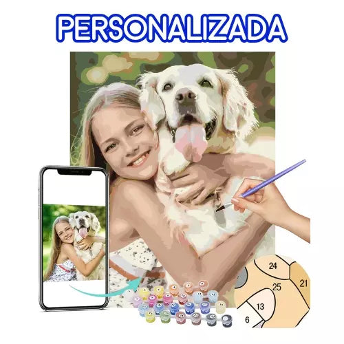 Kit de Pintura Numerada - Personalizada