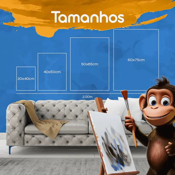 Kit de Pintura Numerada - Amendoeira em Flor, Van Gogh 3