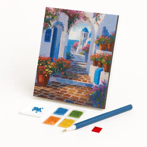 Kit de Pintura com Diamantes - Escadaria Grega
