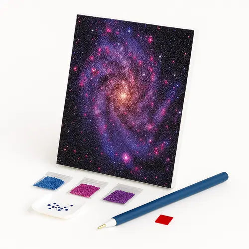 Kit de Pintura com Diamantes - Galáxia