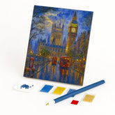 Kit de Pintura com Diamantes - Londres ao Anoitecer