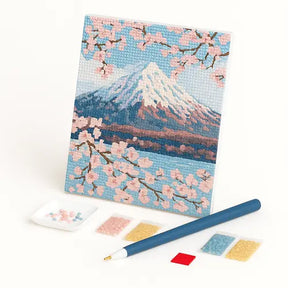Kit de Pintura com Diamantes - Monte Fuji
