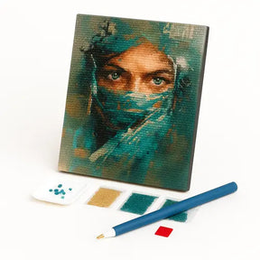 Kit de Pintura com Diamantes - Mulher Muçulmana