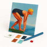 Kit de Pintura com Diamantes - Nadadora