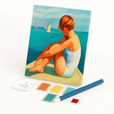 Kit de Pintura com Diamantes - Observando os Veleiros
