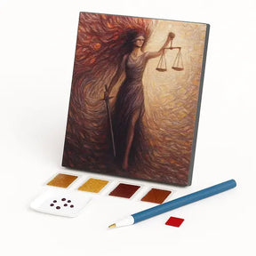 Kit de Pintura com Diamantes - Deusa da Justiça