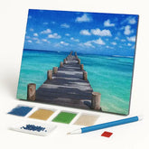 Kit de Pintura com Diamantes - Maldivas