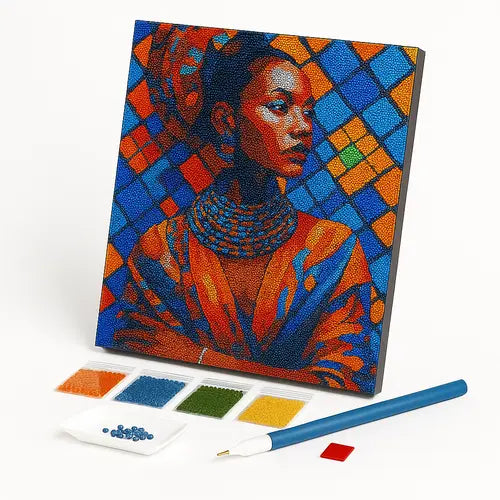 Kit de Pintura com Diamantes -A Beleza Feminina