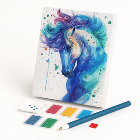 Kit de Pintura com Diamantes - Cavalo Mágico
