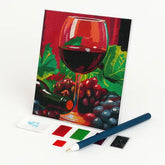 Kit de Pintura com Diamantes - Vinho