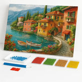 Kit de Pintura com Diamantes - Porto à Beira-Mar