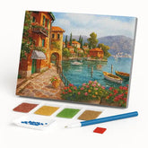 Kit de Pintura com Diamantes - Cidade Retrô