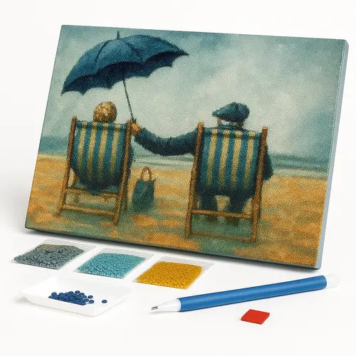 Kit de Pintura com Diamantes - A Magia do Amor