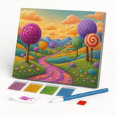 Kit de Pintura com Diamantes - Cidade dos Doces