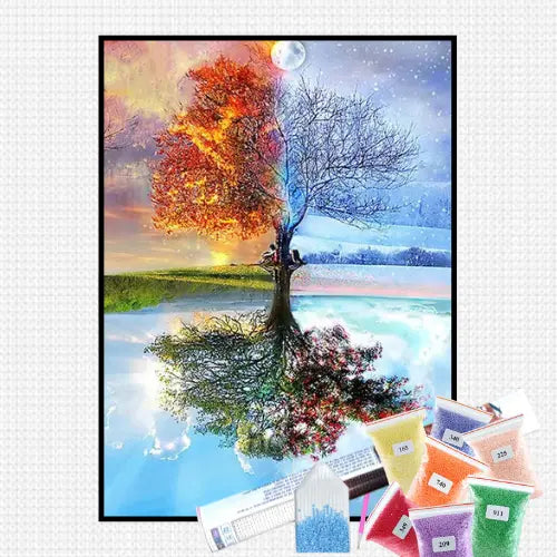 Kit de Pintura com Diamantes - Relaxarte